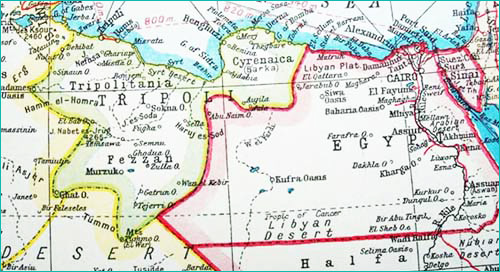 Map of Libya