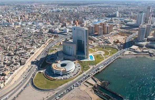 Air view of Tripoli