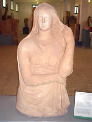 Libyan Berber sculptures from Cyrene Museum