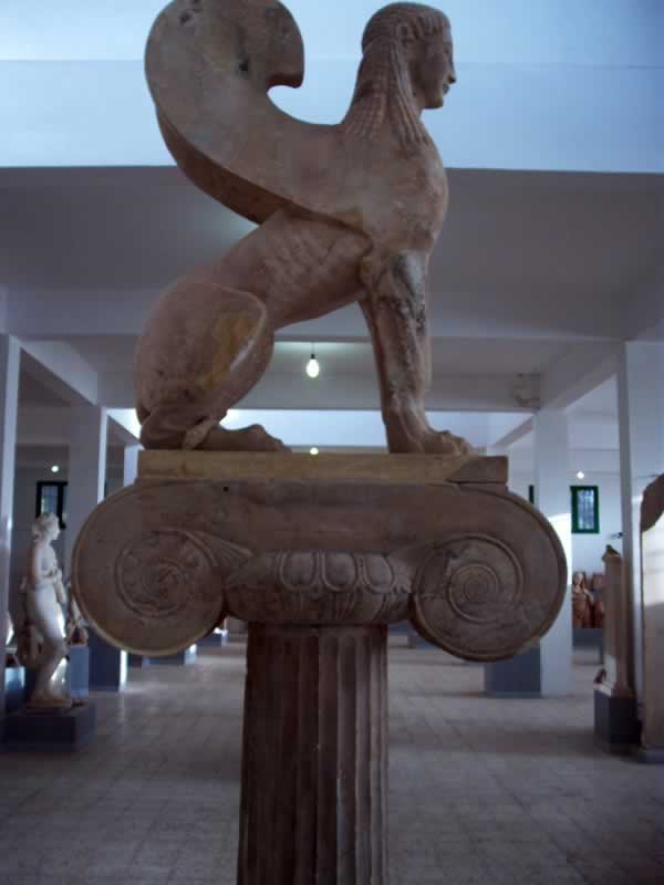 the Sphinx from Cyrene Museum