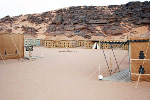 adad campsite in Acacus, Fezzan