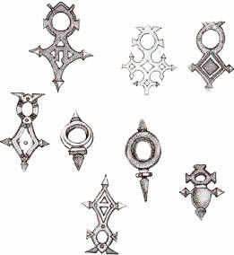 Tuareg Jewellery a Selection of  Crosses