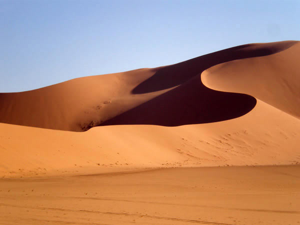 strange sand dune formations