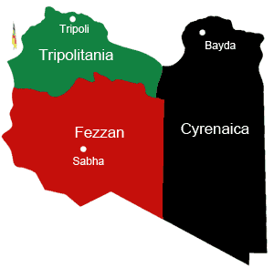 divided libya