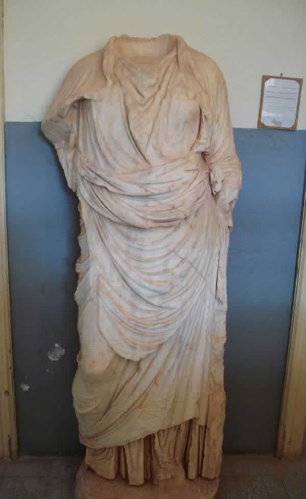 A headless Goddess from Apollonia museum