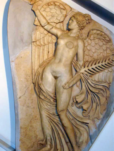 a statue of a goddess from Tripoli Museum
