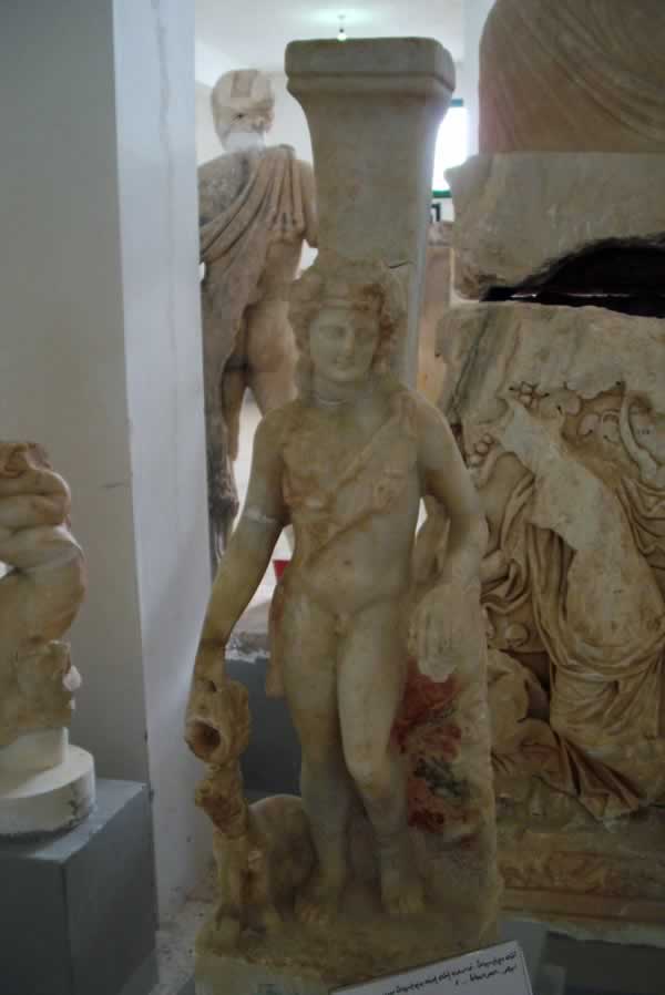 Dionysus statue from Cyrene sculpture museum