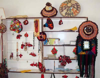 traditional straw crafts from ghadames museum