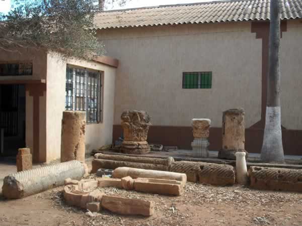 columns outside the museum building