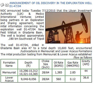 new oil discovery