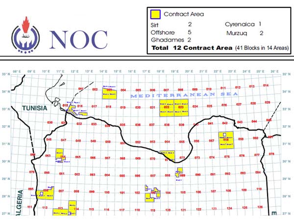 oil fields contract areas