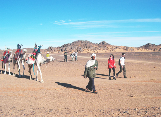 trekking across Acacus