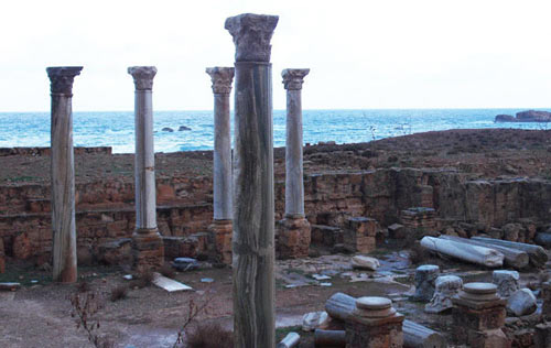 apollonia city by the sea, eastern Libya.