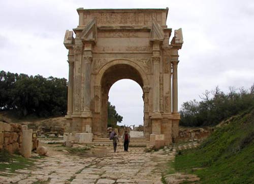 the arch of Septimius Severus