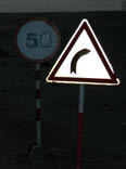 road sign in Libya