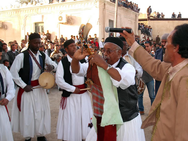 nalut festival traditional Libyan music band