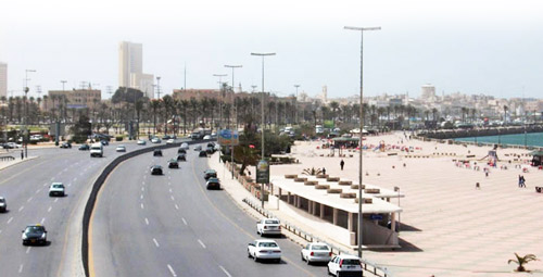 Tripoli, the capital of Libya: a view of Tripoli centre