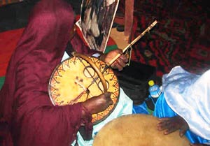 imzad: tuareg one-string instrument