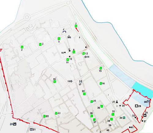 map of Tripoli main sites of interest