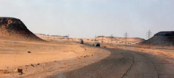 The road from Sabha to Acacus