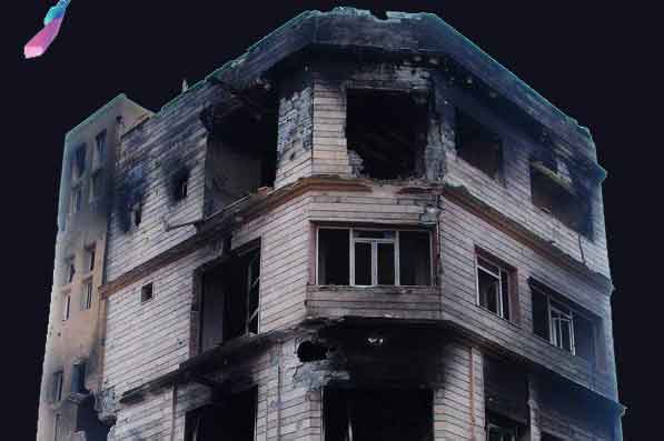 sabratha sweetshop all burnt with missiles