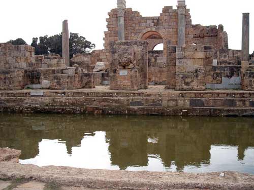 the Hadrianic baths