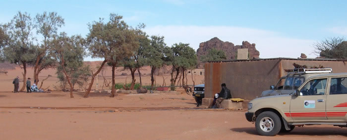 the water well of Bir Aminaner in Acacus