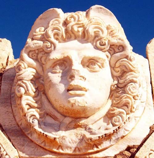 gorgon's head from Leptis Magna