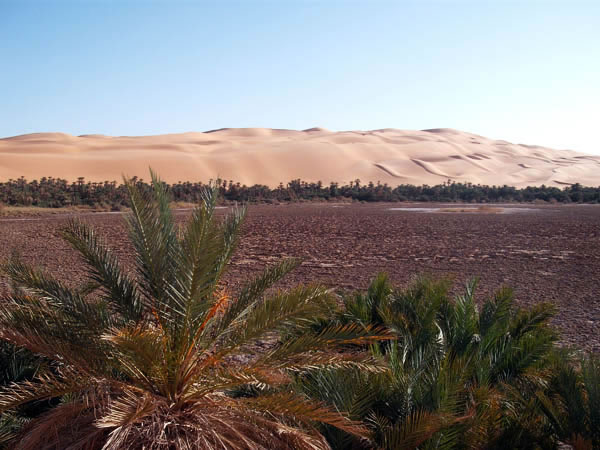 Mandara lake in fezzan