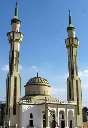 double minaret mosque