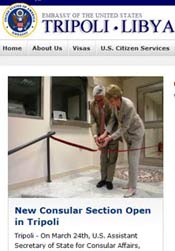 new consular section in Tripoli