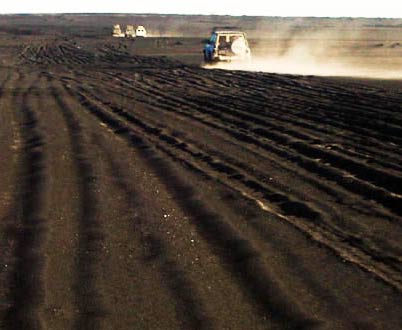 the black sahara, near the volcano of waw an namus