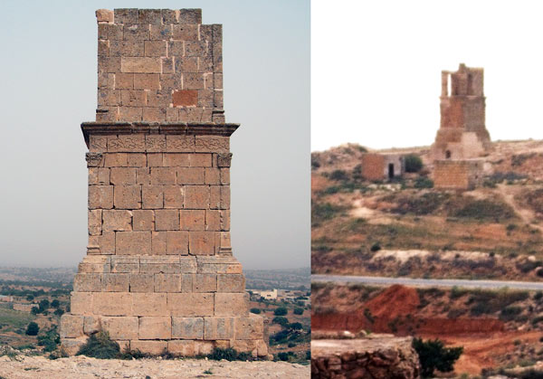 the suffet Roman mausoleum from Yefren