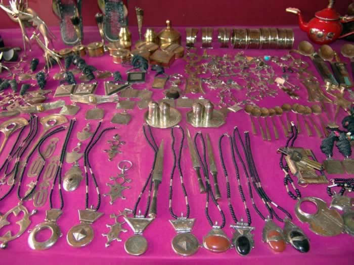 tuareg jewellery stall