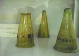 glass jars from the 5th century AD