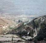 driving up the mountain towards Nalut