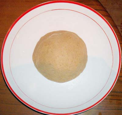 dough now served on a plate