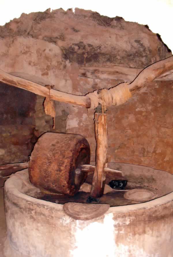 traditional oil press from nalut