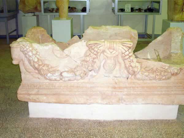 Sarcophagus of stone