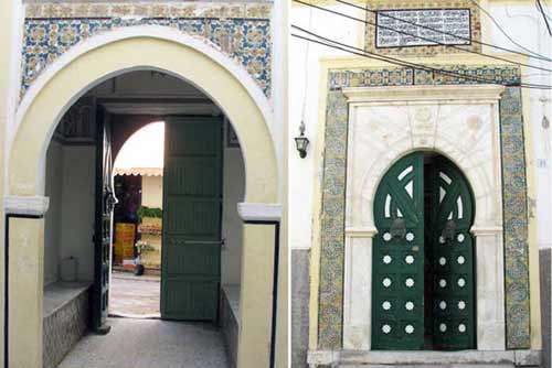 entrance to gurji mosque in Tripoli