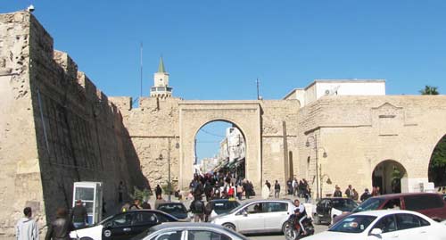 the main entrance to the Old City