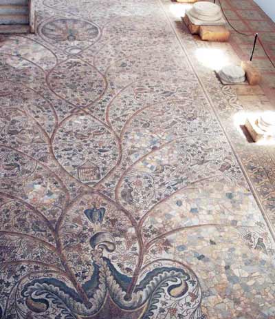 the church mosaic floor