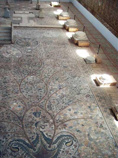 the church mosaic floor