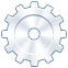 a cog used to symbolise gear